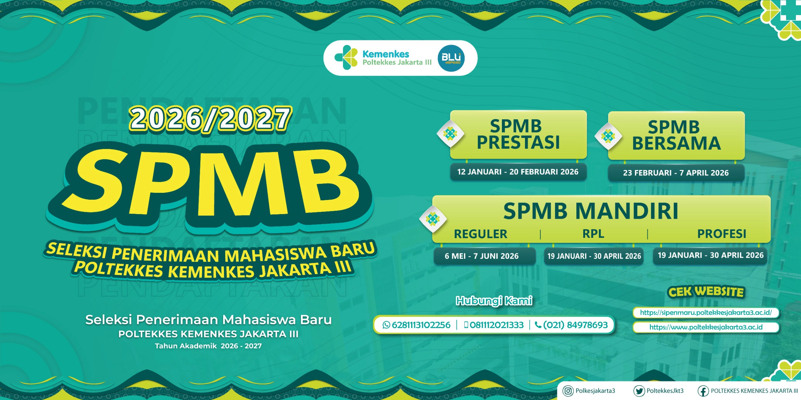 SPMB TA 2026-2027 Telah Di Buka