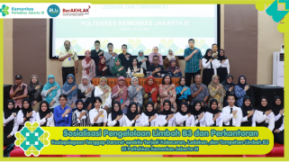Poltekkes kemenkes jakarta iii gelar sharing session pengelolaan limbah b3 dan kesiapsiagaan keadaan…