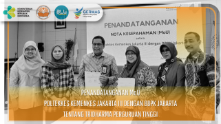 Penandatanganan nota kesepahaman antara poltekkes kemenkes jakarta iii dengan bbpk jakarta