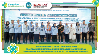 Studium generale dan launching gains poltekkes kemenkes jakarta iii perkuat kolaborasi global pendidikan…